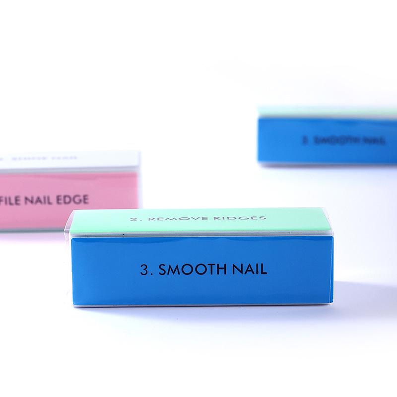 Nail Tool: Four-Sided Sanding and Polishing Sponge Block