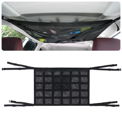 [2025 New Structure] Car Ceiling Storage Net, 2-Layer Type, Reinforced Design To Prevent Driping,