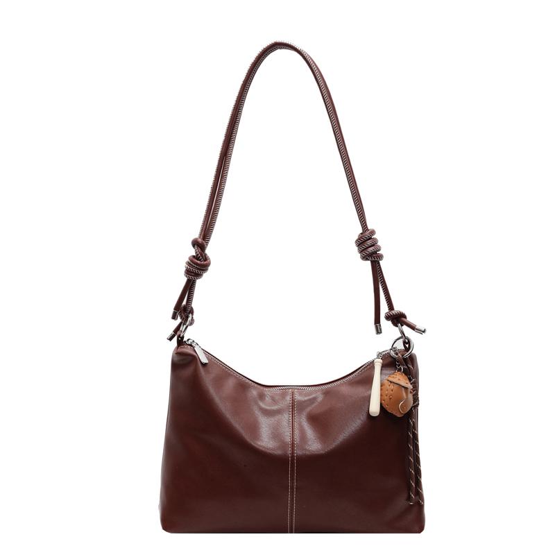 

Вместительная сумка через плечо в стиле ретро с улучшенными ощущениями из мягкой кожи, универсальная сумка для отдыха через плечо