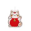 Lucky Cat Coral Fleece Cartoon Hanging Towel for Kitchen & Bathroom - Soft & Child-Friendly