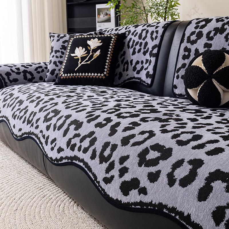 Special-shaped Four-season Universal Sofa Cushion, New French Straight Row, High-grade Non-slip Cover, Seat Cushion Cover Cloth Towel