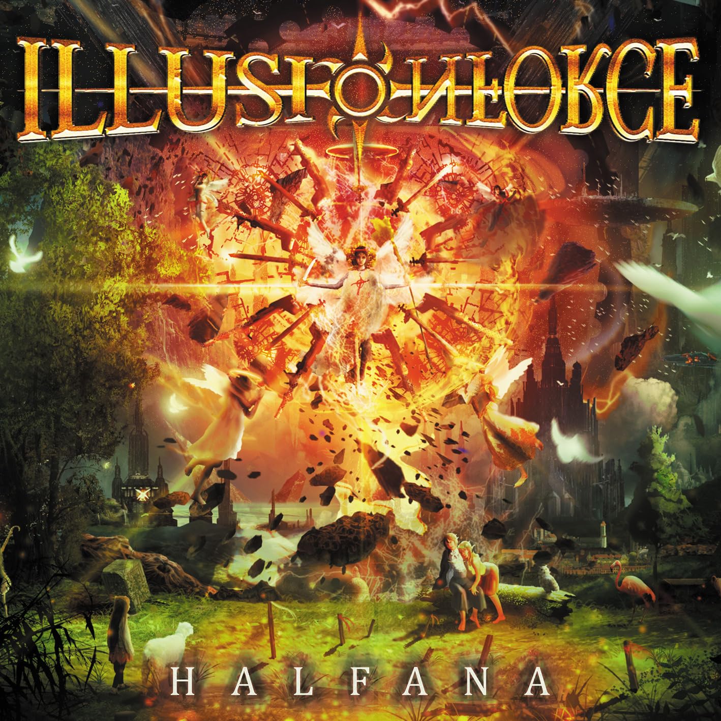 

Преимущества Illusion Force Halfana оловянный значок [Включая производителя] (с (38мм))