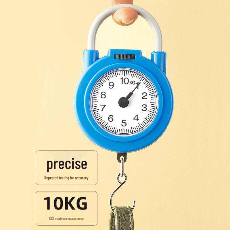 Compact Handheld Electronic Kitchen Scale: Precise Mini Portable Hook Spring Scale for Household Use