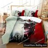3D Print Anime Bed Sheet Set Tokyo Ghoul Bedding Set Single Twin Full Queen King Size Bed Set Aldult Kid Bedroom Quilt Cover963