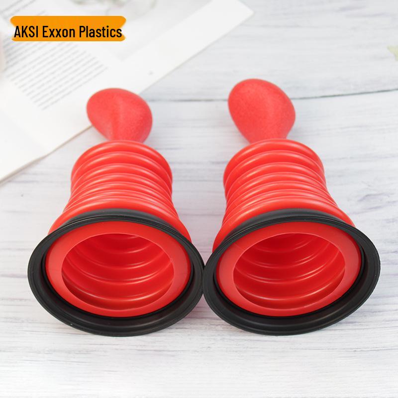 Drain Unblocker Set: Kitchen Sink, Bathroom, Toilet Plungers