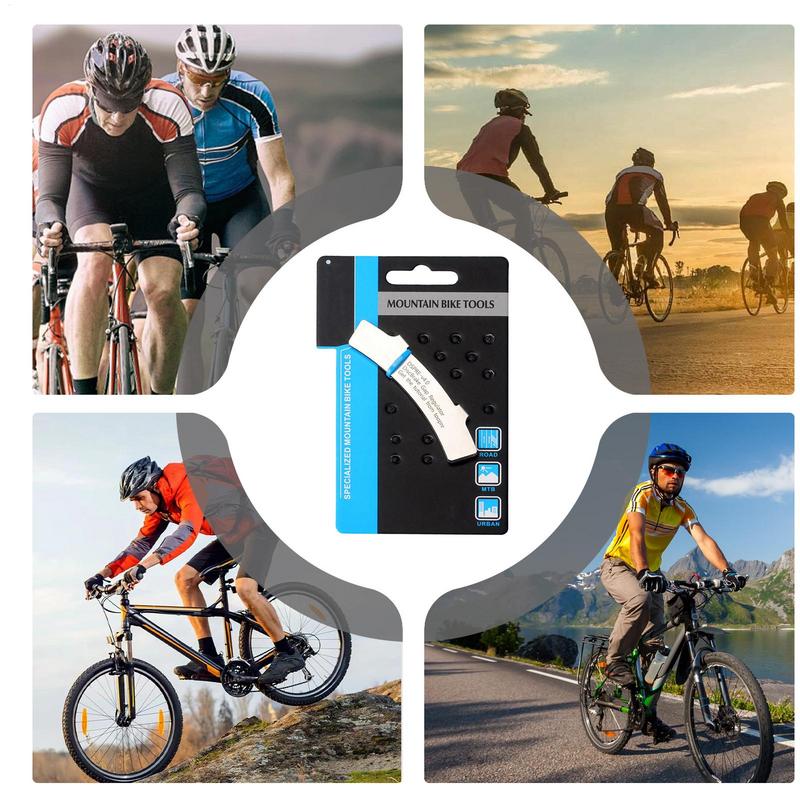 Bicycle Disc Brake Pad Adjustment Alignment Tool Plate Brake Rotor Adjustment Bicycle Brake Adjustment Pad Cycling Repair Tool