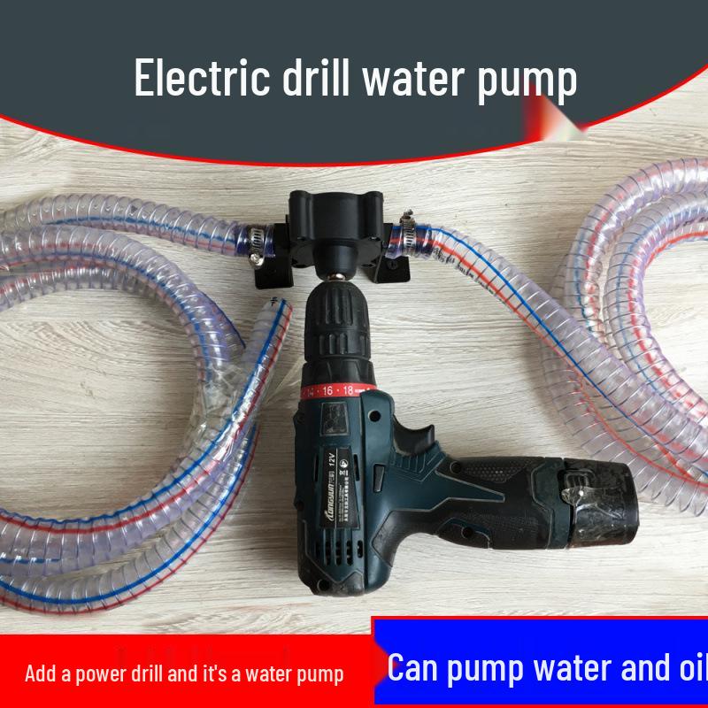 Compact Household Self-Priming Electric Pump for Water, Oil, and Diesel