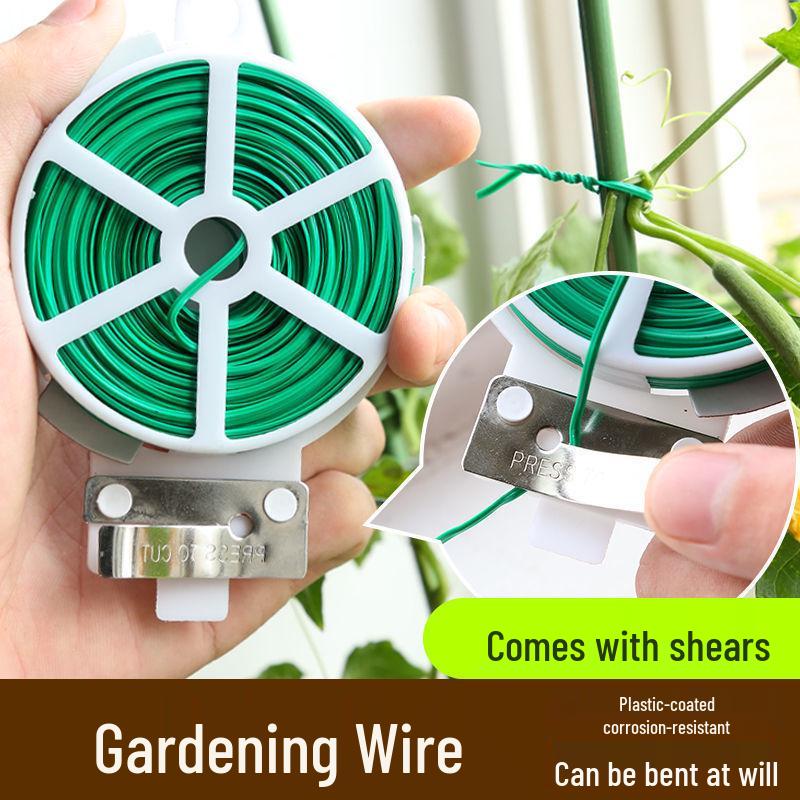 Plastic-Coated Plant Binding Wire & Vine Support Ties
