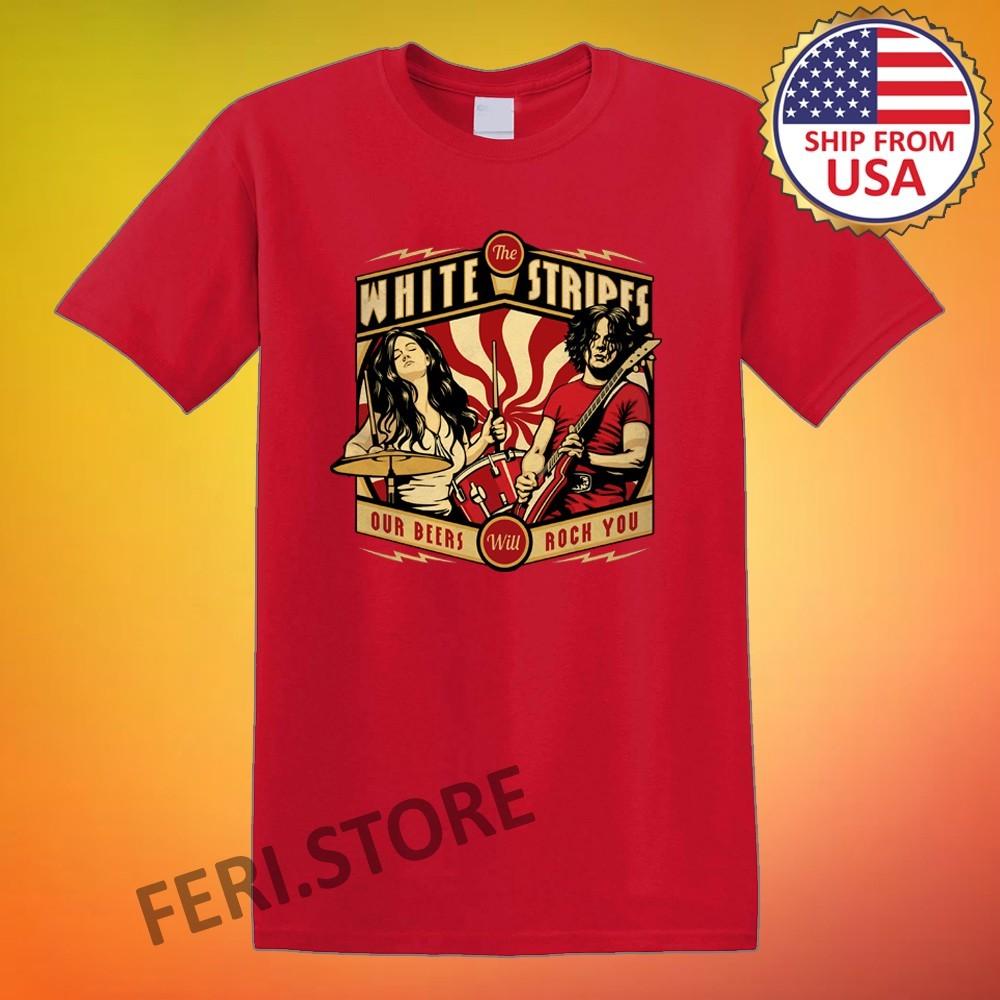 

The White Stripes Men s Red Size S-5XL 4XL