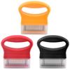 Stainless Steel Blades Meat Tenderizer Ultra Sharp Needle with Cover Tenderizing Beef Mallet Convenient Comfortable Grip
