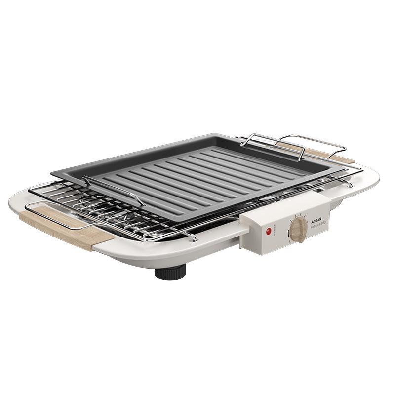 Premium Indoor Smokeless Electric BBQ Grill with Skewers for Barbecue