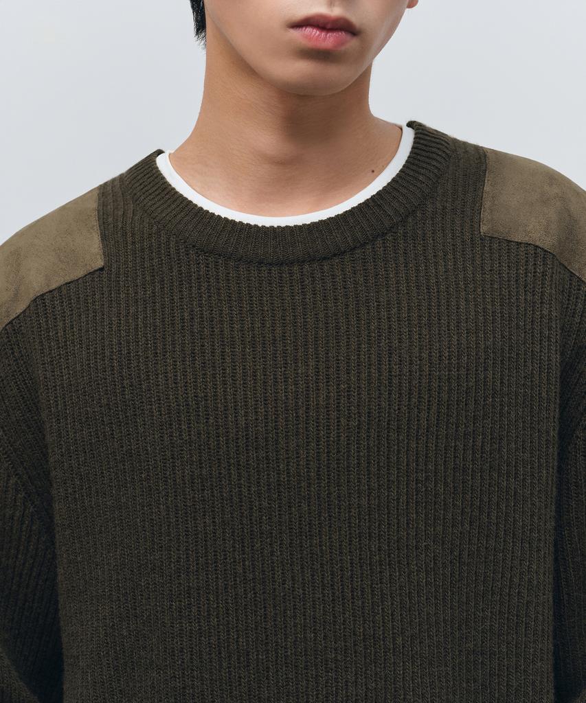 MUSINSA STANDARD Ribbed Commando Knit [Khaki]
