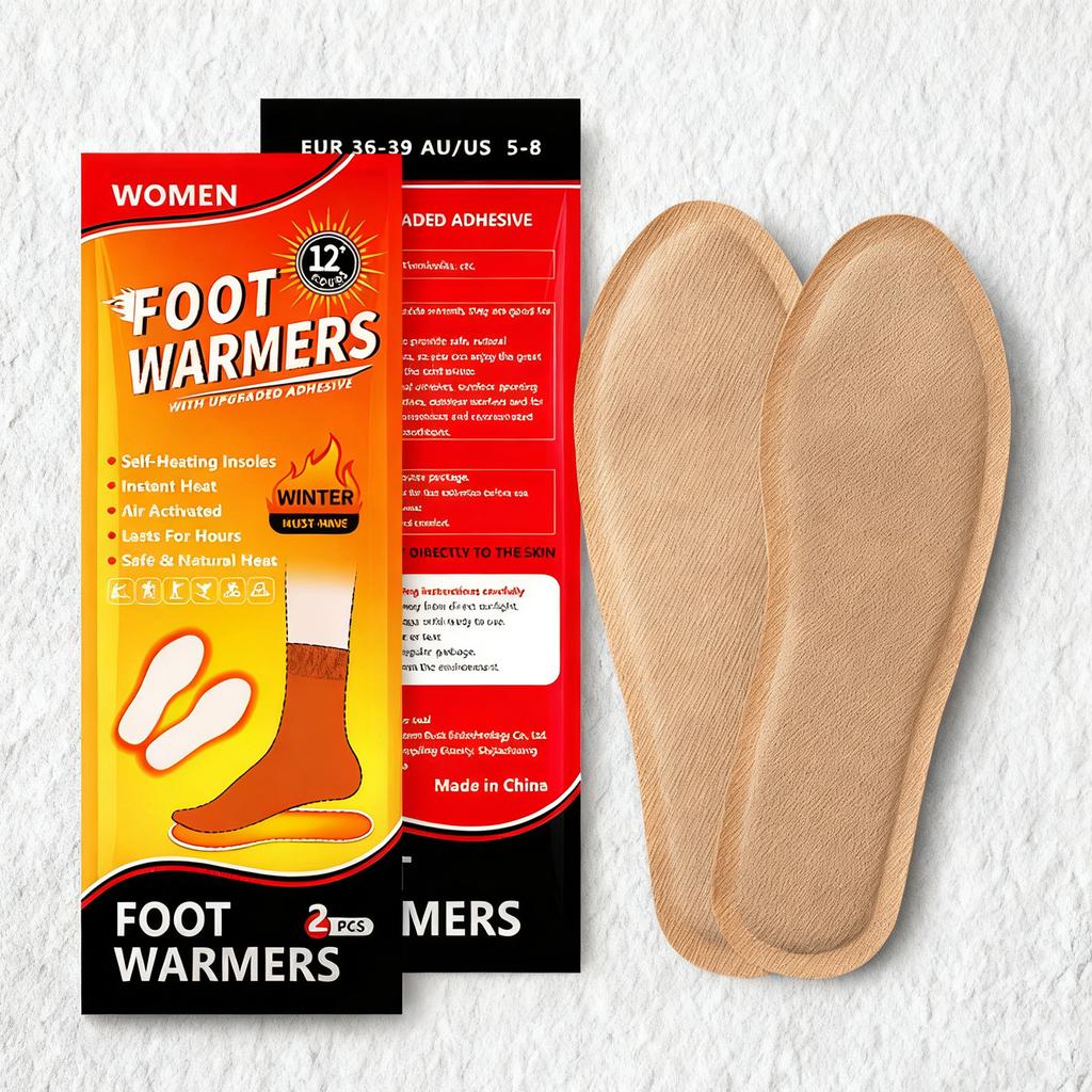 10 Pairs Insole Foot Warmers Continuous Heat Heated Insoles Warmers Air Activated Warmers for Hunting and Outdoor Sports