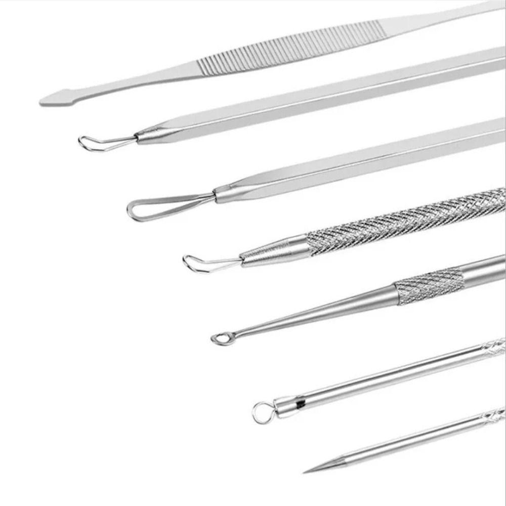 Black Spots Needles Blackhead Remover Tool Silver Comedone Extractor Beauty Treatment