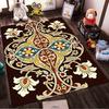 Tappeto Floreale Vintage con Intricati Motivi Marroni e Multicolore Adatto per l'uso come antiscivolo per soggiorno camera da letto divani