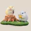 Supplies Models Dolls Hamster Model Toy Car Oranments Hamster Action Figure Auto Dashboard Model