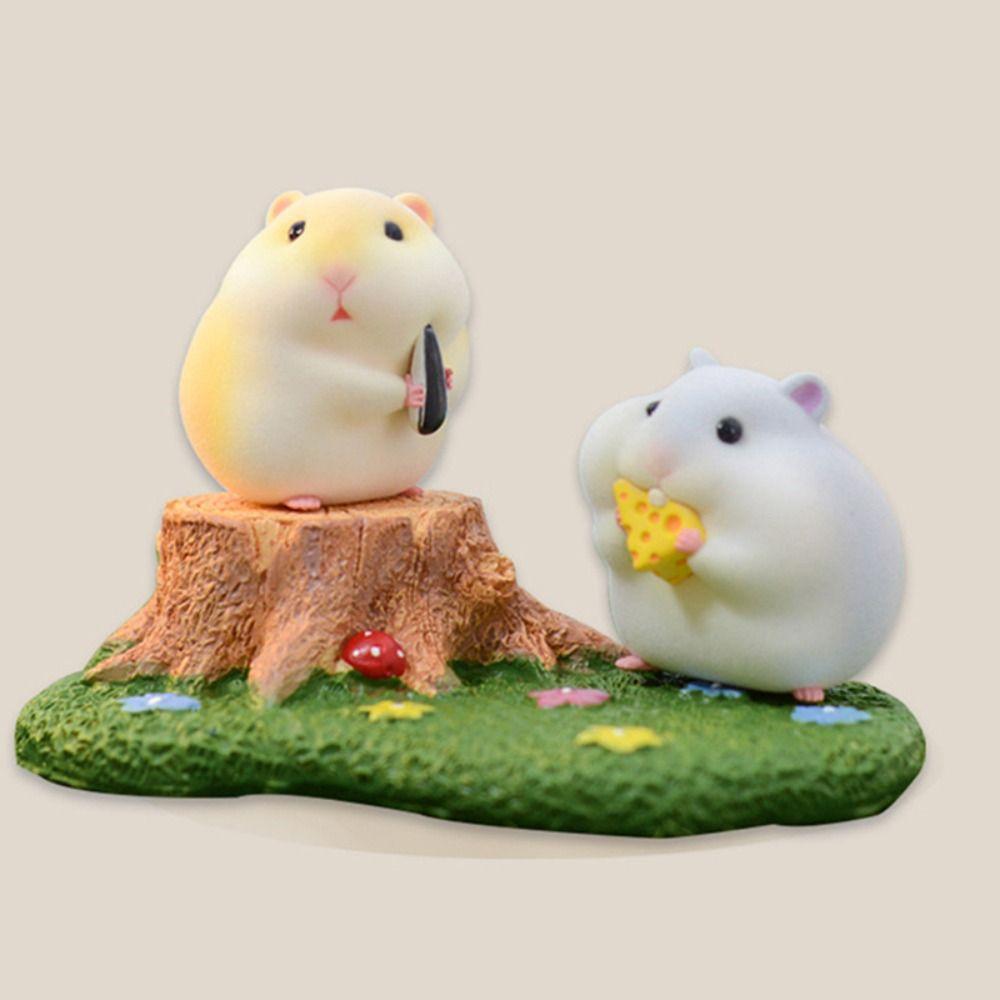 Supplies Models Dolls Hamster Model Toy Car Oranments Hamster Action Figure Auto Dashboard Model