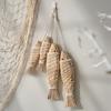 Handmade Vintage Woodfish Wall Decor 1Pcs Mediterranean Coastal Nautical Theme