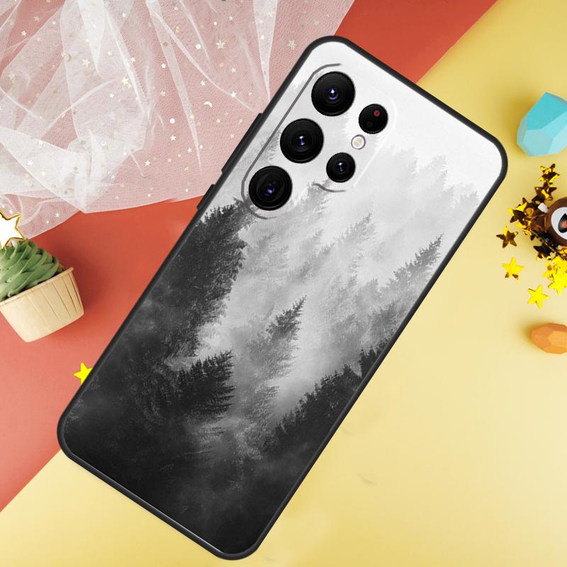 Mountain Forest Phone Case For Samsung Galaxy S26 S25 Ultra S23 S21 S20 S22 S24 FE S10 Plus Cover Coque