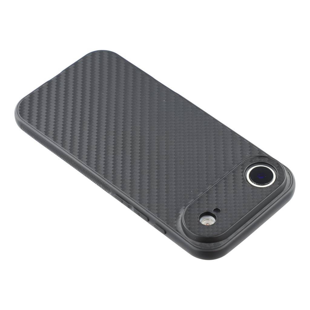 For iPhone 17 Air Case Flexible TPU Carbon Fiber Texture Shockproof Phone Cover