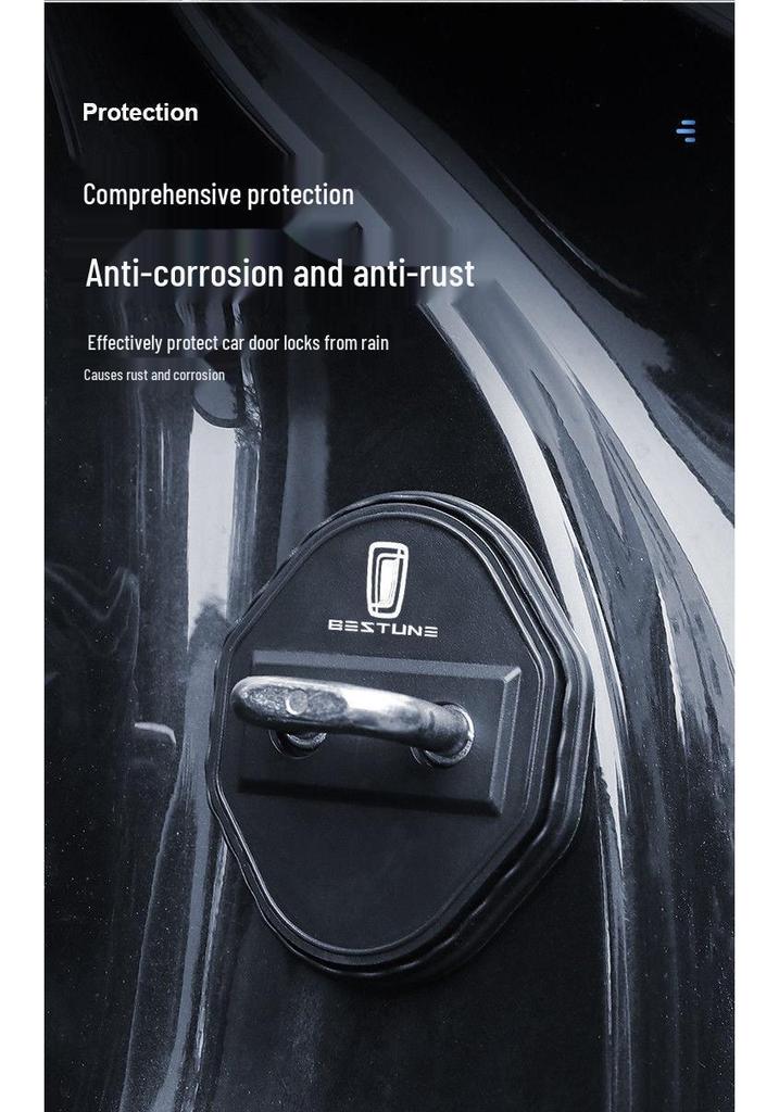 Bestune T55/B70/T99NAT Silikon Auto Tür Schutzabdeckung: Staubdichter, stoßdämpfender, rostschützender Puffer.
