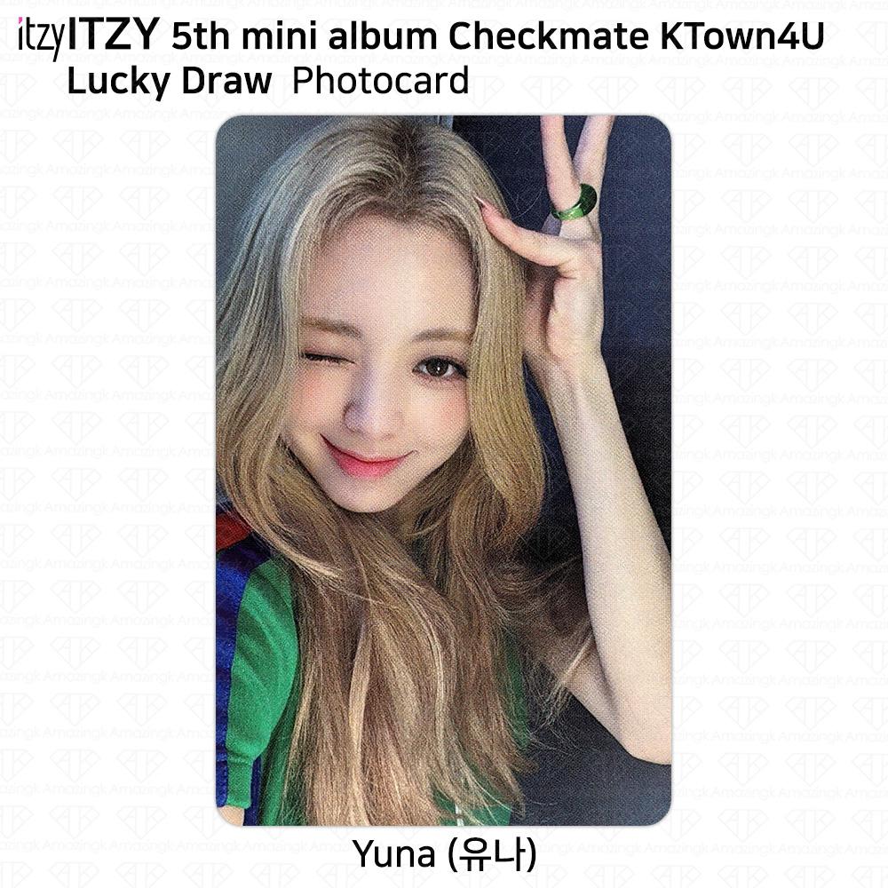 ITZY 5th Mini Album Checkmate Official Photocard KTown4U Lucky Draw