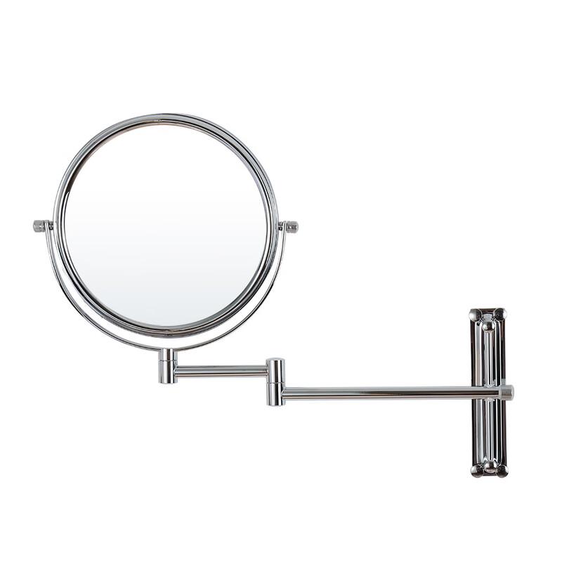 Handun 8-inch Folding Wall-Mounted Makeup Mirror with 7x Magnification