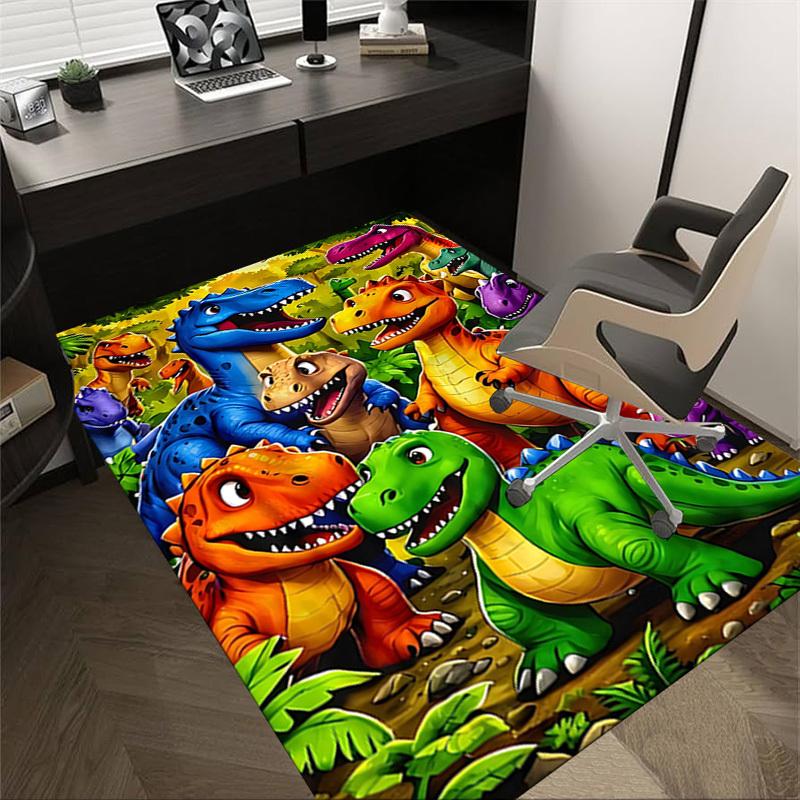 

1PC Dinosaur Forest Extra Large Non-Slip Floor carpet, Office, family, bedroom, Studio Large Area Rug,Longlasting Material-J0415 60cm by 90cm