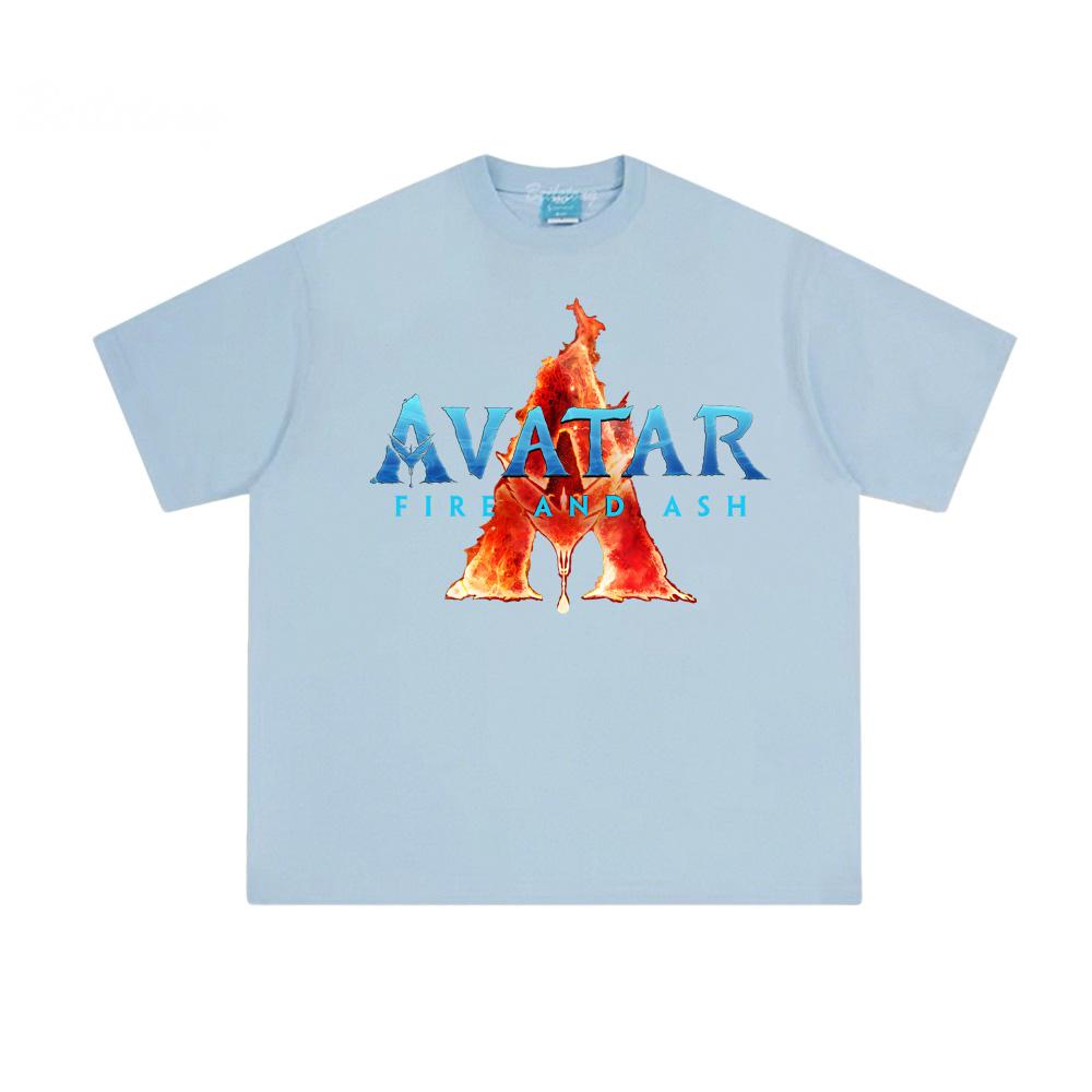 Avatar Foc și Cenușă MAIOURI Calitate Înaltă Confortabile Mânecă Scurtă Camisetas Imprimeu Grafic Mânecă Vară Bumbac Gât Rotund Maiouri Unisex