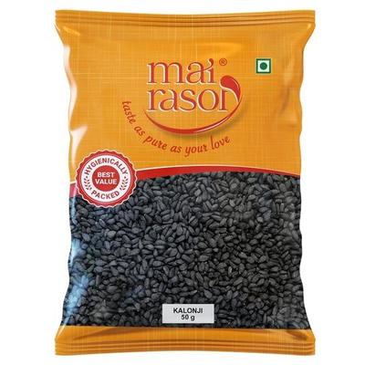 MAI RASOI Kalonji/Mangraila/Nigelle/Kala Jeera/Graine de Cumin Noir 50 grammes