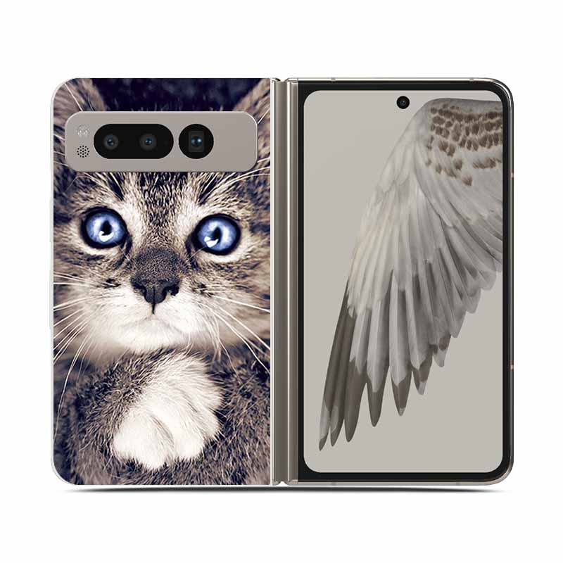 

Чехол для телефона Google Pixel Fold Задняя крышка Прозрачный пластик Жесткий ПК Coque Для Google Pixel Fold Чехол-книжка Funda 7.6 Ударопрочный PC&Google Pixel Fold