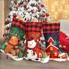 New Christmas stockings, creative cartoon pattern styling gift stockings, Christmas tree pendants, home decorations