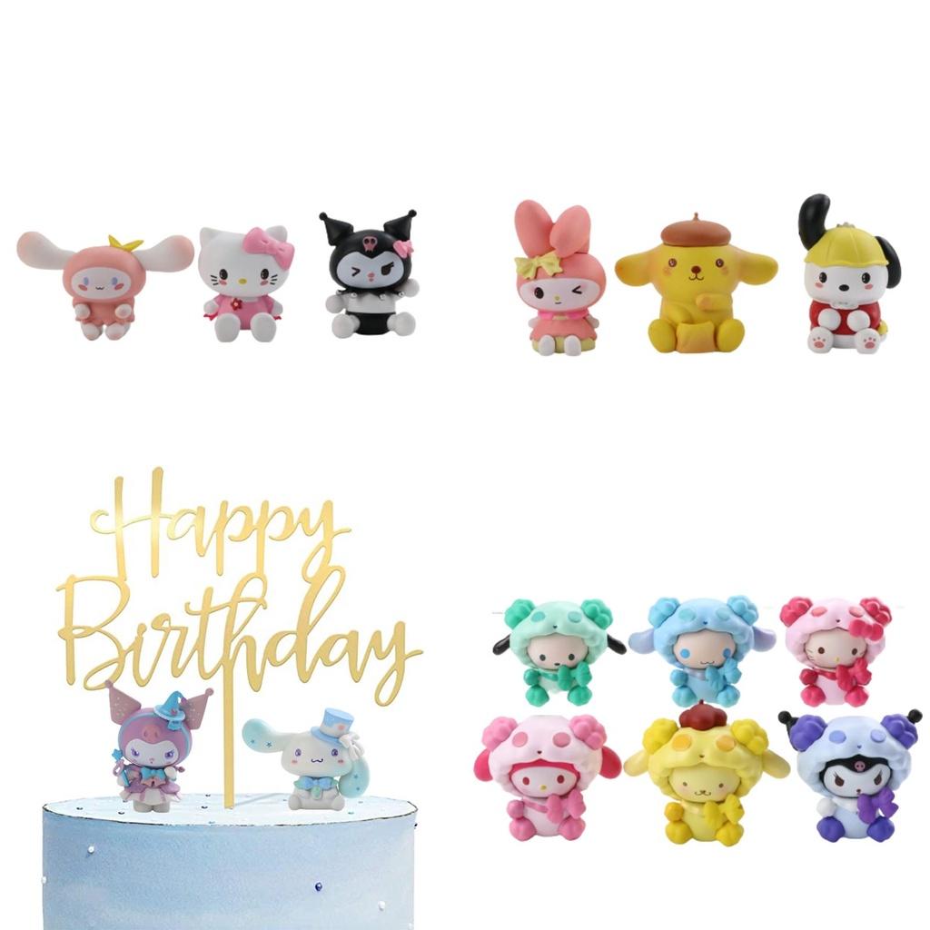 High-quality Sanrio My Melody Figure Doll Toy Set For Office And Family Gifts