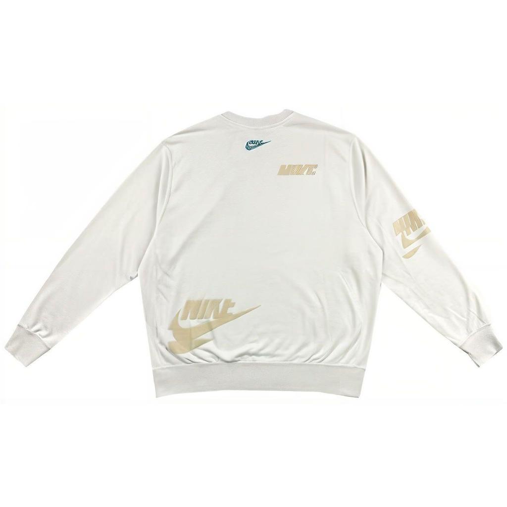 Nike Felpa Casual Girocollo Uomo Top Bianco FD9901-030