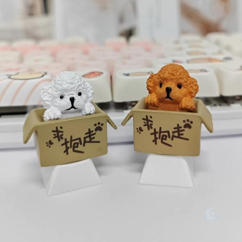 Animal Themed Keycap Puppy Design For Crossed Switches Mechanical Keyboards Office Gaming Keycaps Replacement 1PC