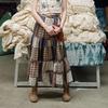 Spring and Autumn Retro Bohemian Style High Waist Skirt Beach Skirt