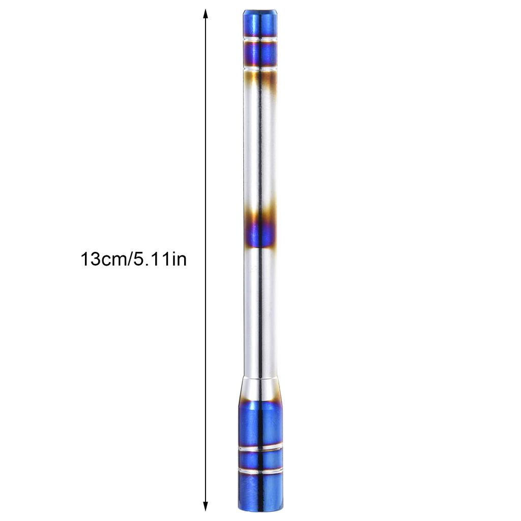 Replacement Car Antenna Universal Car Radio Antenna With Anti-Theft Design For Cars Trucks 5.12-Inch Alloy Vehicle Antenna FM AM