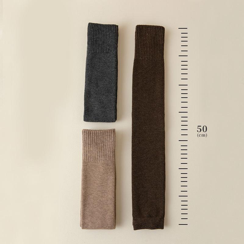 1Pair Over Knee High Footless Leg Warmers Women Warm Winter Knitted Crochet Long Boots Socks Warm Long Leg Warmers Thermal Thigh High Sock