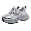 Popular dad shoes women 2025 spring and summer new thick-soled heightened mesh breathable versatile lightweight sports and leisure shoes