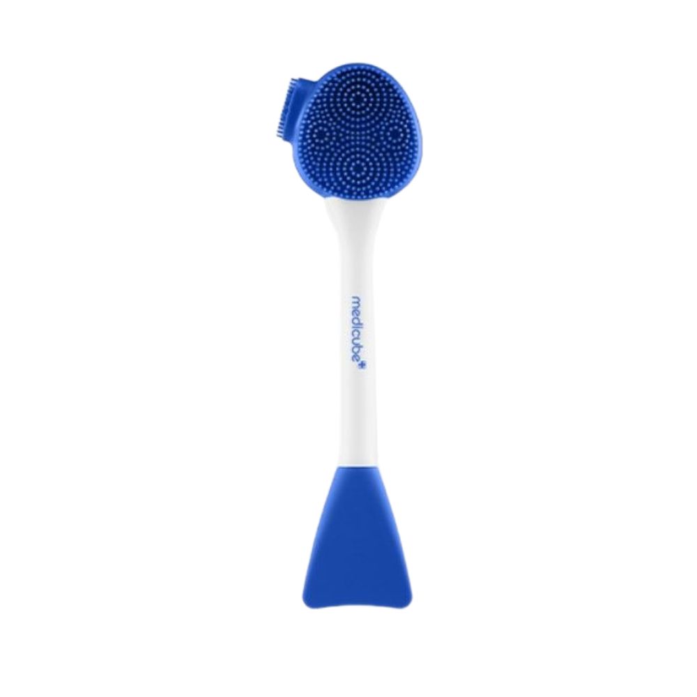 medicube Zero Pore Blackhead Schlammmaske + Multi Mitesser-Porenbürsten-Set Multi Blackhead Pore Brush Set blue