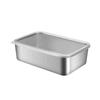 Cooking Utensils Stainless Steel Storage Box Stainless Steel 1Pcs Fresh Box Large Size With Plastic Cover Exquisite High Quality