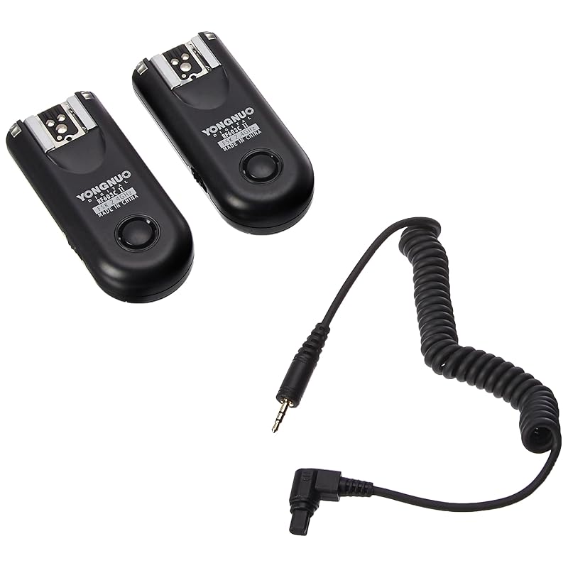 

Made by YONGNUO RF603CII-C3 second generation wireless radio slave wireless release set for canon Canon Compatible with 1D, 50D, 20D, 30D, 40D, 50D,