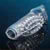 Large Particle Penis Enlargement Sleeve G-spot Stimulate Glans Exposed Thickened Extended Sex Toys for Men Delay Sex Products