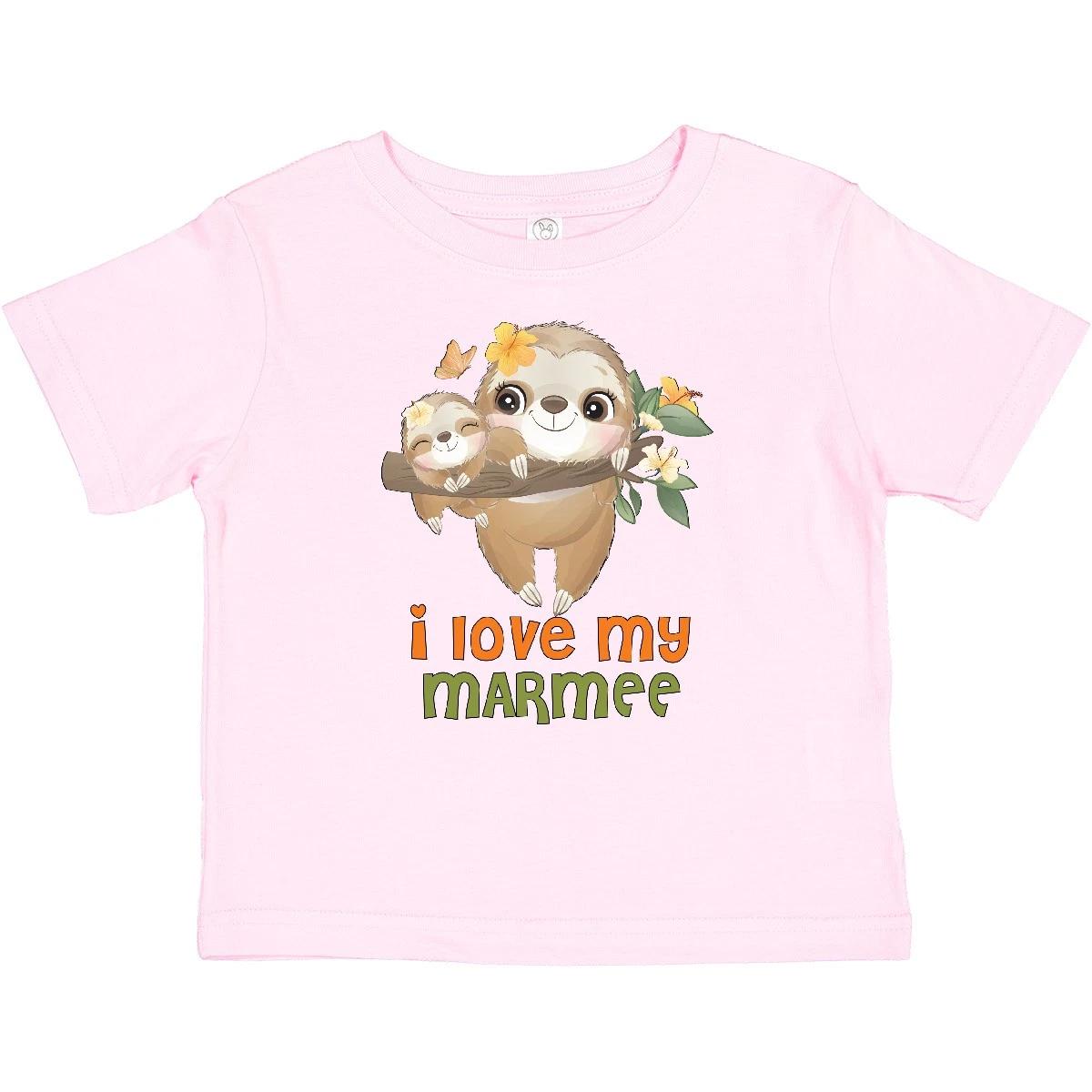 Inktastic Sloth I Love My Marmee Baby T-Shirt Grandma Birthday Greetingsbyima 140