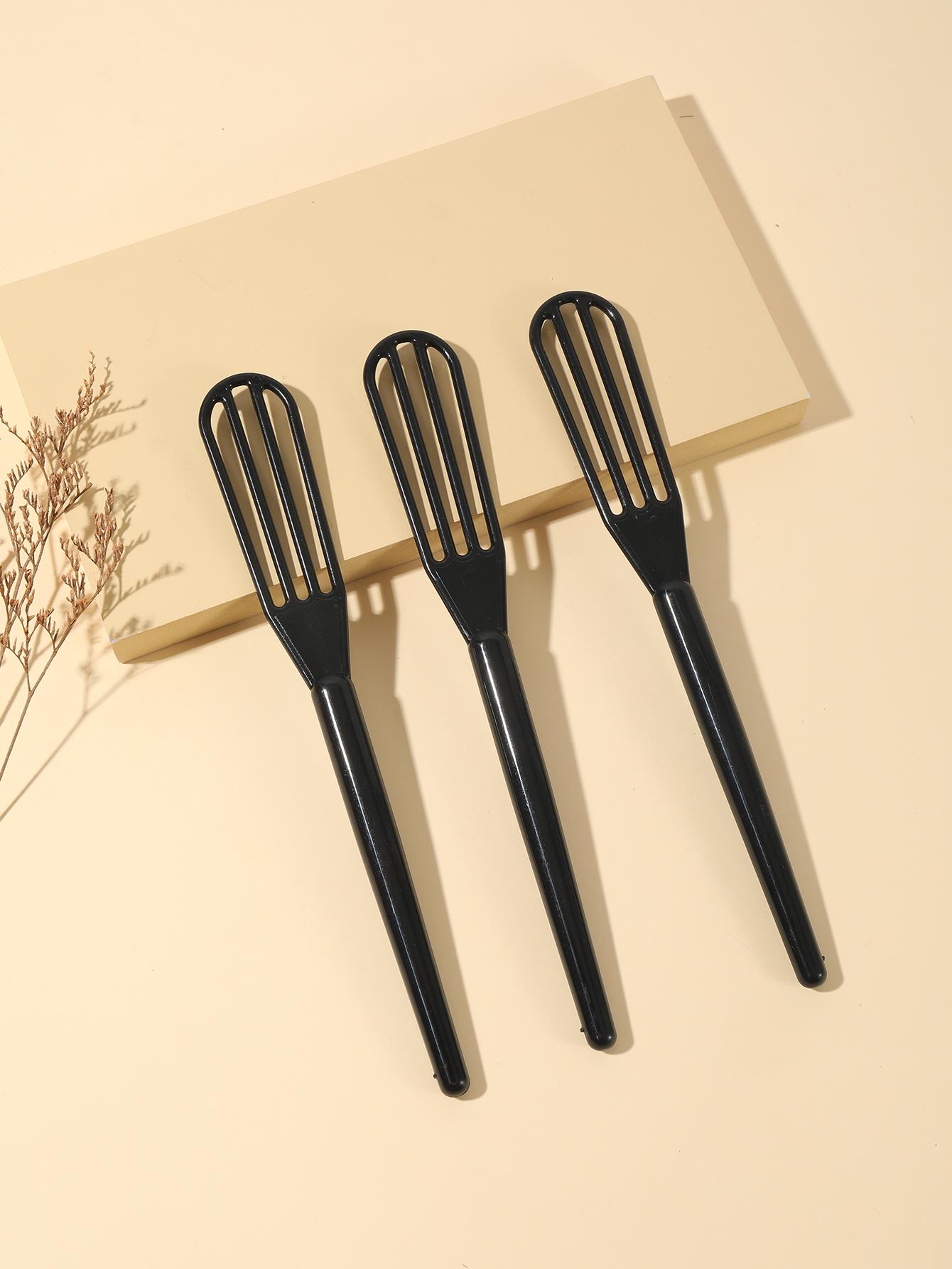 

3pcs/set hair dye color mixing salon hairdresser plastic hair dye mixing manual hair styling tool Special for real hair wigs