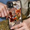 Z-ZootopiaS 2 1 Movie Phone Case For IPhone 16e 15 14 13 12 11 Pro Max Plus X XS MAX Candy Color Matte Cover