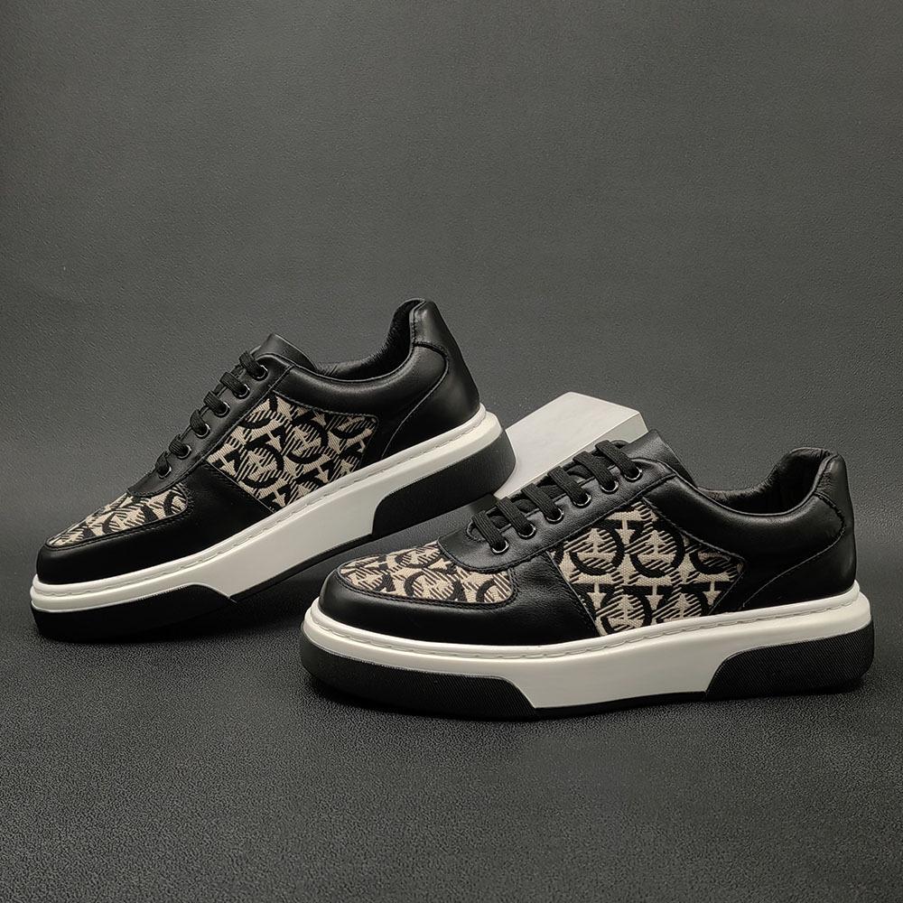 Herr Vår Canvas Skor: Trendiga, Mångsidiga, High-End, Tjocksulade, Andningsbara Vardagsskor