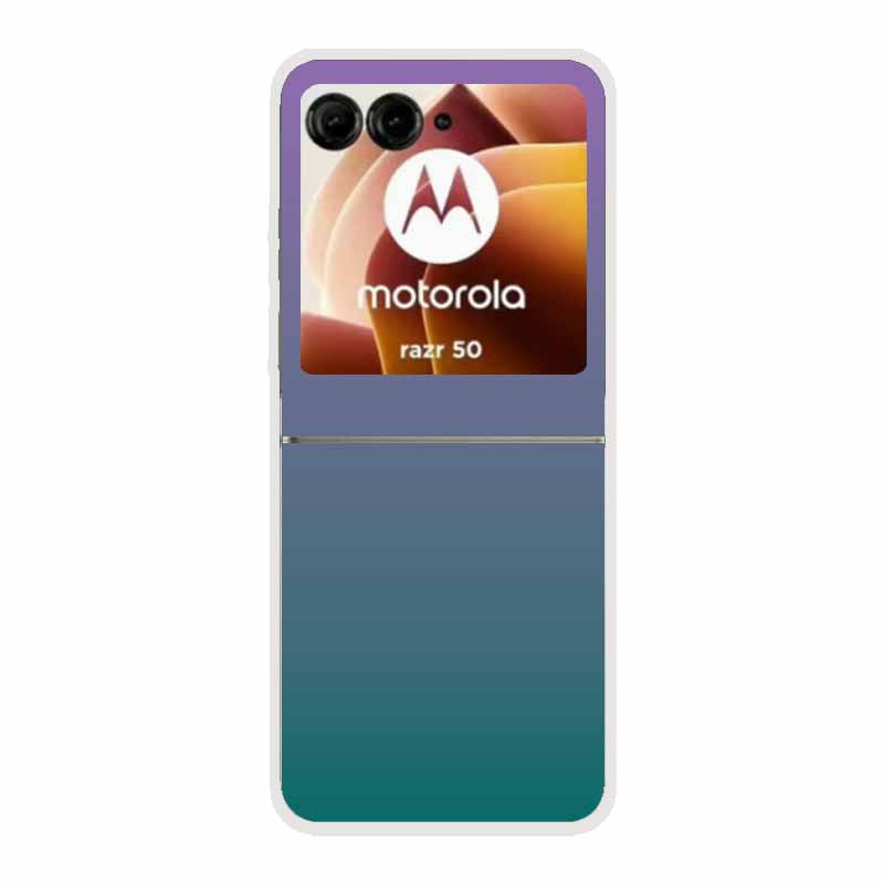 

Градиентный Чехол для Телефона Motorola Razr 50 60 Ultra Razr+ TPU Прозрачный Жесткий Прозрачный Корпус для Razr60 Razr50 Ultra Задняя Крышка Чехол --Razr plus