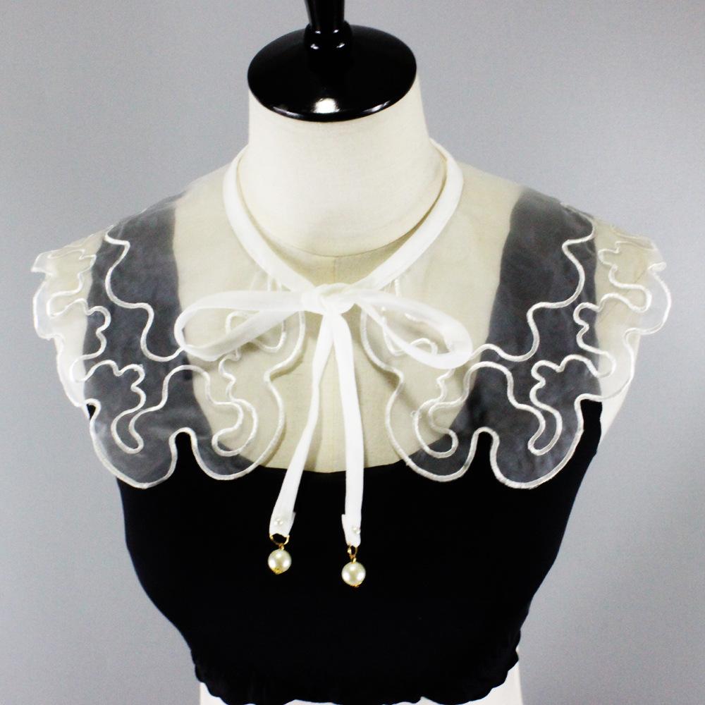 Fake Collar For Shirt Detachable Collars Shirt Blouse Top Women Lace Fake Collar Doll Collar Women Clothes Shirt Accessories