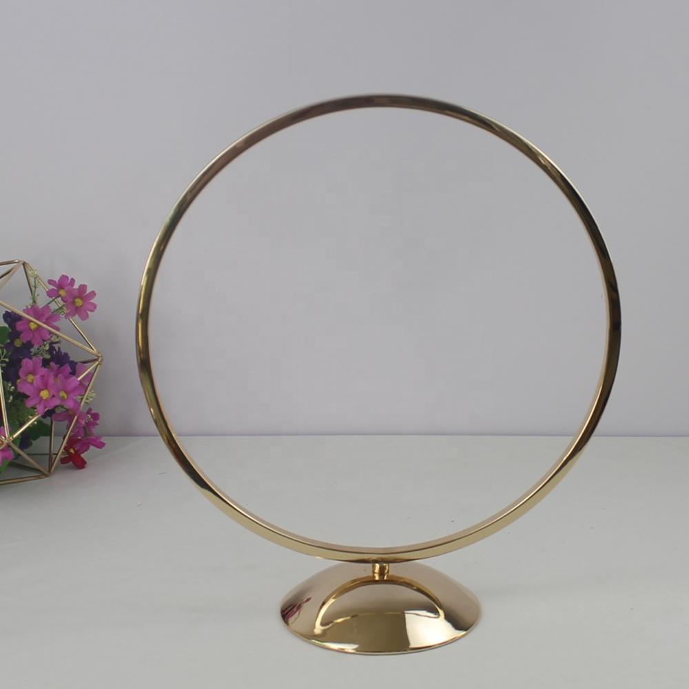Golden Metal Centerpiece